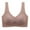 Khaki, variant on XFLWAM Sports Bra Gather Underwear Soft Back Smoothing Bra Full Cover Anti Sagging Push Up Lift Bras Breathable
