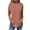 Brown Valentine's Day sweatshirt, variant on pimelu Long Sleeve Tops for Women Casual Pullover Tops for Women Spring Long Sleeve Turtleneck Lightweight Tunic Blouses Ladies Girls Trendy Solid Tee Shirts