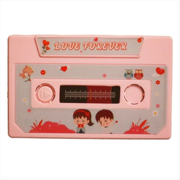 Tarjeta de Felicitación con Grabación de Voz, Grabable Durante 300 Segundos, Ideal para Regalar en San Valentín D