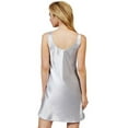 thumbnail image 3 of Velrose Lingerie Shadowline Satin Essentials Wide Strap Chemise 27091, 3 of 3
