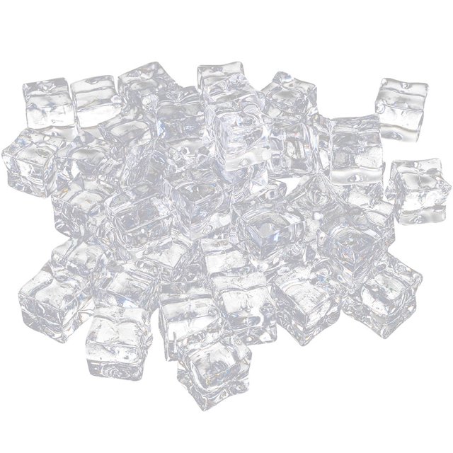 unbranded 60Ud Cubos De Hielo Falsos Transparente Para De Mesas Y Accesorios Fotográficos