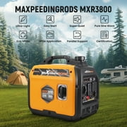 Maxpeedingrods 3800 Watt Portable Gas Powered Generator Inverter for Camping, Home Backup