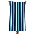 thumbnail image 3 of HBBKVI Stripe Beach Towel 30" × 60", Super Absorbent Bath Towels for Pool Bath Beach, Large Sand Free Quick Dry Towels, 3 of 7