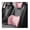 Pink, variant on 2 PCS Car Headrest & Lumbar Support Cushion, Ergonomic Memory Foam Lumbar Pillow Neck Rest Cushion, Breathable Back Pillow & Headrest Support for Driving Seat, Car Accessories (Black)