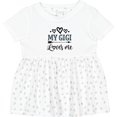 thumbnail image 3 of Inktastic My Gigi Loves Me Girls Baby Dress, 3 of 5