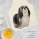 thumbnail image 4 of Delantal de lino de cocina con estampado de perro, babero de limpieza, accesorios para hornear para chefs domésticos Tmvgtek Para estrenar, 4 of 8