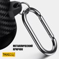 thumbnail image 2 of Case for Samsung Galaxy Buds 3 / Buds 3 Pro Fiber Pattern Cover With Skull Switch and Carabiner, 2 of 6