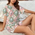 thumbnail image 4 of Xecao flowers and white geese Print Swimsuit for Women, Summer-Ready, Sporty Style, Quick-Dry Fabric, Available in Many Sizes & Colors-3X-Large, 4 of 6