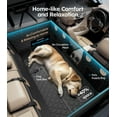 thumbnail image 2 of Upgrade Dog Car Seat Cover for Back Seat [400lbs Hard Bottom, Heavy Duty Material] Anti-Scratch Waterproof Backseat Pet Extender Hammock, Fits Car Sedan SUV Truck Van, Size M, 2 of 7