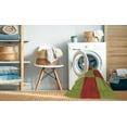 thumbnail image 2 of Ahgly Company Tapis Rond Lavable en Machine Intérieur Transitionnel Acajou Brun, 8 Pieds Rond, 2 of 7