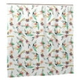 thumbnail image 2 of YFYANG Waterproof Bathroom Shower Curtain, Vintage Floral Texture Pattern Shower Curtain Set with Hooks, Home Bathroom Tub Decor - 72 "x72", Plastic Hooks, 2 of 6
