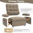 thumbnail image 4 of UHOMEPRO Small Electric Recliner Chair for Seniors, Compact Recliner for Small Spaces with Wider Seat Comfort, Easy Remote Control, Adjustable Backrest & Footrest, 4 of 9
