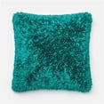 thumbnail image 1 of Loloi 22" Square Polyester Down Throw Pillow in Peacock, 1 of 1