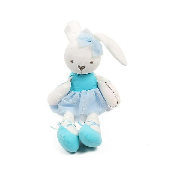 Ballerina Rabbit Stuffed Animal Adorable Soft Stuffed Toys Rabbit Doll Girls Gift On Birthday Christmas Festivals BLUE 42X8X7cm 1PCS