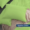 thumbnail image 4 of DNG Creations 1 Piece Buttons Closure Duvet Cover White Buttons - 100% Egyptian Cotton, 800 Thread Count ( Solid Sage - Twin/Twin XL ), 4 of 7