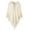 Beige, variant on Summer Clearance Sale! Pitauce Cover Up for Women Solid Color Crochet Poncho Knitting Hooded Cape Asymmetric Tassel Hem Shawl Lace Up Versatile Wrap