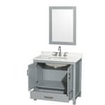 thumbnail image 3 of Wyndham Collection Wcs141436s-Qtz-Us3m24 Sheffield 36" Free Standing Single Basin Vanity, 3 of 7
