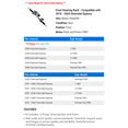 thumbnail image 2 of Front Steering Rack - Compatible with 2018 - 2020 Chevy Equinox 2019, 2 of 2