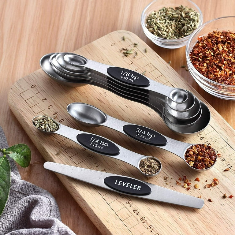 Single 1 Tbsp Narrow Stainless Steel Measuring Spoon for Thin, Narrow Mouth  Spice Jars