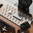 thumbnail image 2 of Long Mouse Pads for Desk,Brown Christmas Tree Pattern Desk Mats on Top Of Desks, Desk Mouse Pad Extra Large with 3mm Non-Slip Base and Stitched Edge for Gaming,Office,Work,Home 35.4x15.7in, 2 of 5