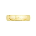 thumbnail image 5 of Gem & Harmony Ladies or Mens 14K Yellow Gold Comfort Fit 5mm Wedding Band Ring for Women, 5 of 6
