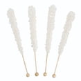 thumbnail image 2 of White Rock Candy on a Stick (72 Pack) - BULK Individually Wrapped Pure Sugar Crystal Rock Sticks - Perfect for Party Favors, Weddings, Receptions, Buffets, Coffee, Bridal and Baby Showers - Dr. Plenty, 2 of 4