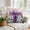 D, variant on NWOKYZGH 1Pc Easter Throw Pillow Covers 17 x 17 Inch, He is Risen Spring Farmhouse Holiday Purple Cushion Case for Home Sofa Couch Decoration
