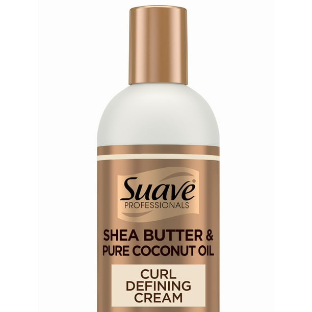 Suave Professionals Curl Enhancing Frizz Control Hair Styling Cream with  Shea Butter & Coconut Oil, 12 oz 