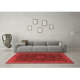 thumbnail image 3 of Ahgly Company Machine Washable Indoor Rectangle Oriental Red Modern Area Rugs, 2' x 5', 3 of 4