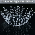 20 FT Ice Wire Clear Garland, Christmas Diamond Ice Ornament Garland
