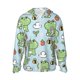 thumbnail image 1 of Fotbe Cute Floral Frog Chaqueta con Protección Solar UPF 50+ para Hombre y Mujer, Camisa con Capucha y Bolsillos-3X-Large, 1 of 7