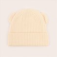 thumbnail image 6 of 3-36 Months Baby to Toddler Beanie Solid Hats Kids Cute Knitted Cuffed Hats for Boys Girls Infant Baby Winter Hat, 6 of 8