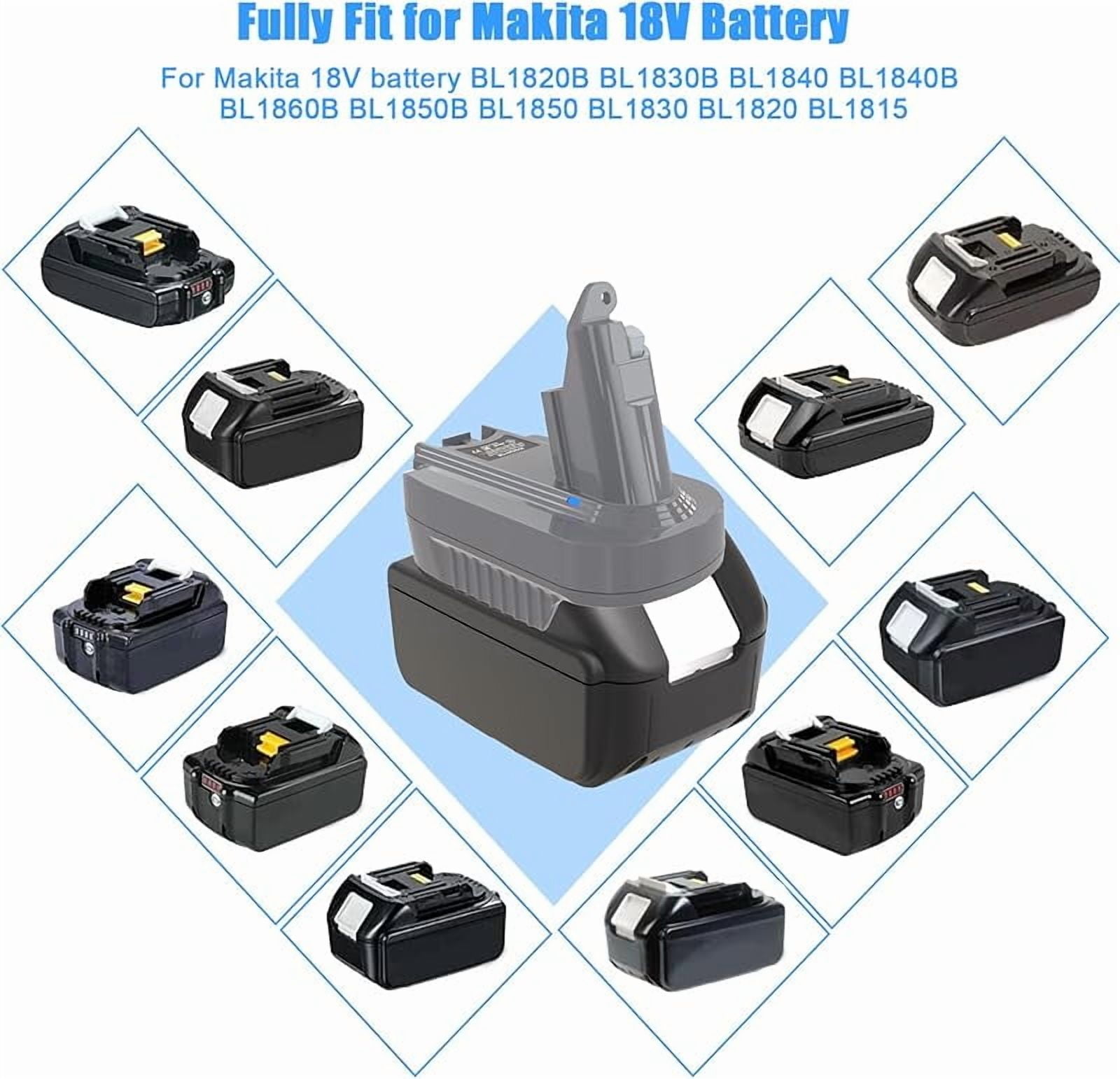 V6 Adapter for Ma*kita 18V Battery Convert to for Dy*son V6 Series Animal Fluffy Motorhead Handheld Vacuum Battery Converter