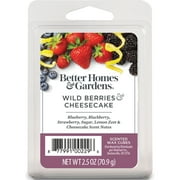 Angle View: Wild Berry Cheesecake Scented Wax Melts, Better Homes & Gardens, 2.5 oz (1-Pack)