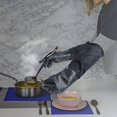 thumbnail image 5 of Guante de silicona profesional extra largo para horno, resistente al calor, para cocinar con algodón interno para Cocina, barbacoa, horneado, parrilla - Negro, 5 of 5