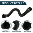 thumbnail image 4 of Manguera del radiador Unique Bargains para BMW Serie 3 2015-2016 No.17128616524 Manguera de refrigerante de goma negra 1 Pc, 4 of 6