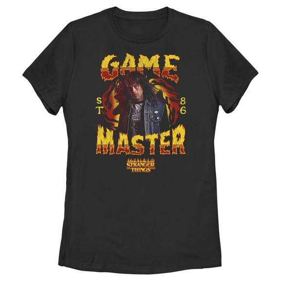 Netflix Women's Stranger Things Game Master Eddie Munson Graphic T-Shirt