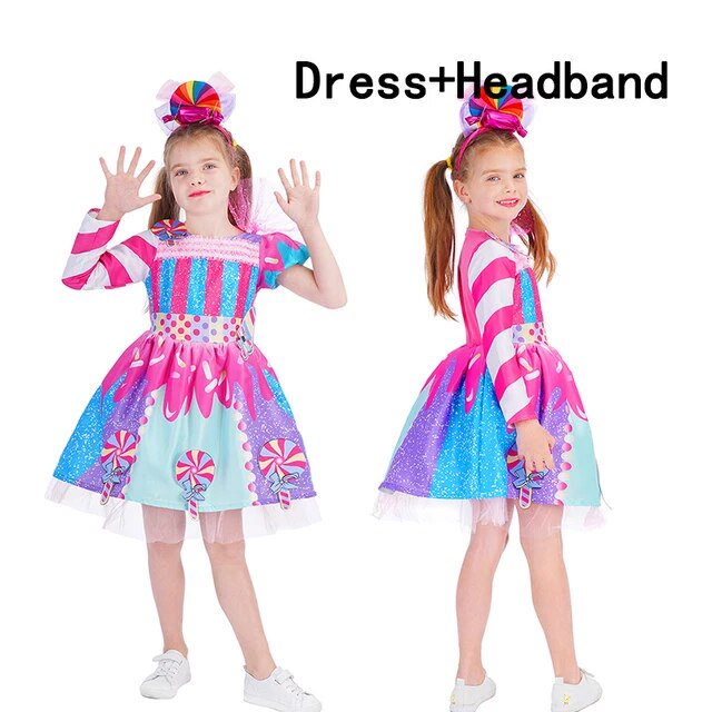 Baby Girls Christmas Santa Claus Costume Kids Cosplay Tutu Red Dresses Children Dress Up Clothes With Hat Carnival Party Gift