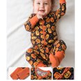 thumbnail image 3 of Emy Dola Baby Halloween Footies Viscose from Bamboo Sleep 'N Play Zipper Jumpsuit 3-24 Months Infant Boy Girl Romper With Mitten & Foot Cuffs,1PCS, 3 of 7