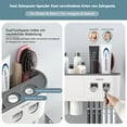 thumbnail image 4 of Elegantes portacepillos de dientes montados en la pared, organizador de cajones para cosméticos que mantiene sus artículos esenciales perfectamente guardados, diseño fácil de limpiar que garantiza, 4 of 8
