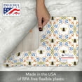 thumbnail image 5 of CounterArt "Floral Bee" 4-Pack Reversible Plastic Tabletop Placemats, 5 of 7