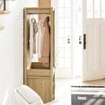 thumbnail image 4 of Ameriwood Home Wimberly Wardrobe with Mirror, Natural, 4 of 14