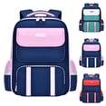 thumbnail image 2 of ibiyuan School Backpacks Large Capacity Spacious Multi Pocket School Bag for Ages 5th 6th 8th 10th, Primary, Middle Elementary, High School, Travel, Weekend Trip, 2 of 9