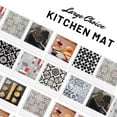 thumbnail image 3 of Set of 2 Paco Printed Kitchen Floor Mats - Red & Gray Tile Design - Ideal for Homeowners & Renters - Double the Style & Convenience, 3 of 5
