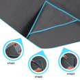 thumbnail image 4 of Ewedoos Toalla Para Esterilla De Yoga Con Esquinas De Ajuste De Ancla, Toalla Antideslizante Para Yoga Caliente, Pilates, Entrenamiento, Camping, 4 of 5