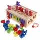 thumbnail image 1 of Juguetes de madera para clasificar formas (miniatura) con bloques de letras y letras apilables, 1 of 8