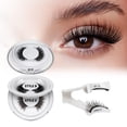 thumbnail image 1 of Pestañas magnéticas QUEWEL reutilizables con aplicador de aspecto natural, 1 of 9