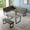 brownR, variant on Rectangular Kitchen Dining Table, Space-Saving Rectangular Design, Thickened MDF Sturdy Structure, Suitable for Dining Room Kitchen Restaurant (1Table)