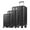 Black, variant on TINKLE WELL Expandable Hardshell Suitcase, 24" Lightweight Carry on Luggage, TSA Lock Hard Shell Luggage with 360° Smooth Spinner Wheels, Black