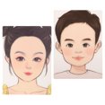 thumbnail image 4 of 2 Pcs Makeup Practice Face Board Reusable Silicone Mannequin Head For Makeup Practice Face Painting Tool For Kids And Beginners, 4 of 8